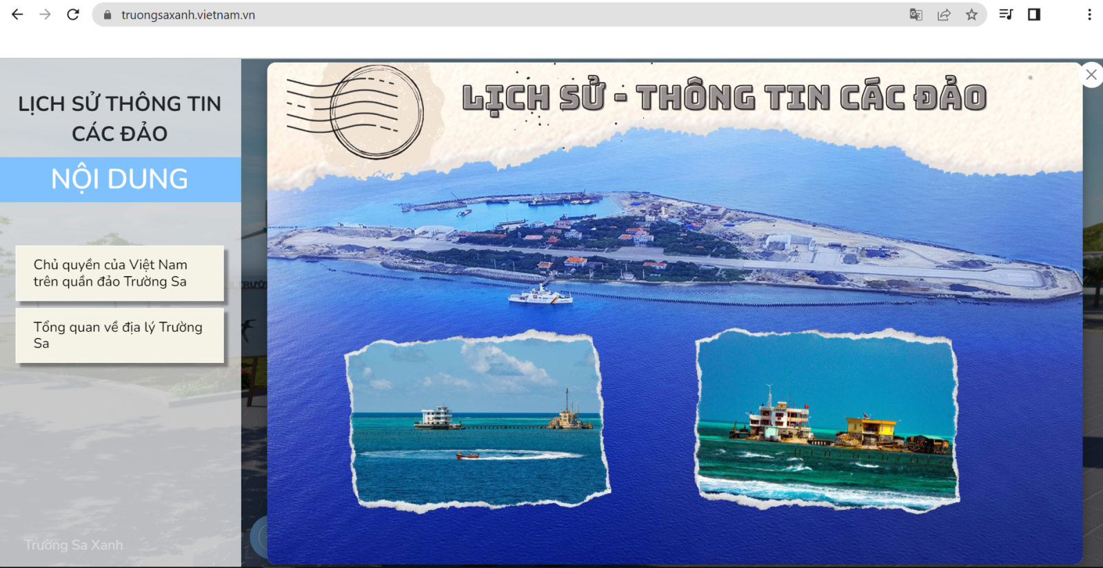 Triển lãm trực tuyến "Trường Sa xanh" để phục vụ công tác thông tin đối ngoại về biển, đảo Việt Nam